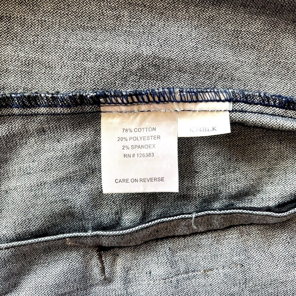 ETHYL - Embellished dark denim jacket - Picture 4 of 6